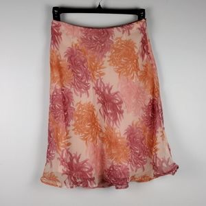 Geoffrey Beene Floral Pattern Skirt